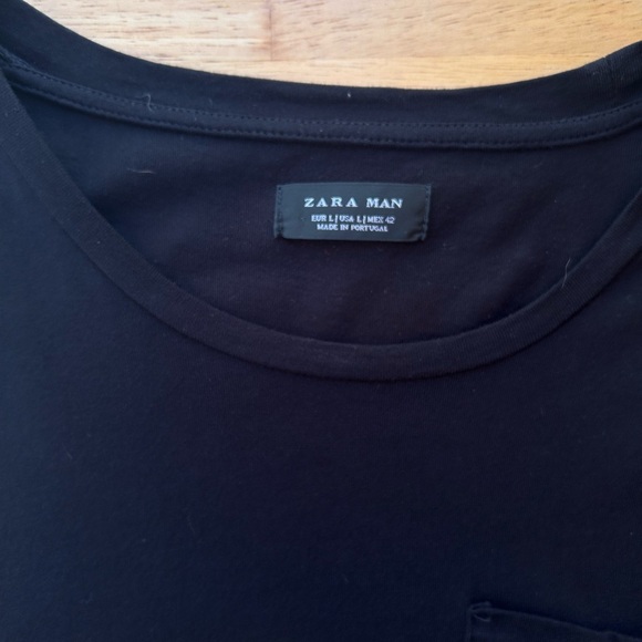 Zara Long Length Distressed Shirt - Picture 3 of 5